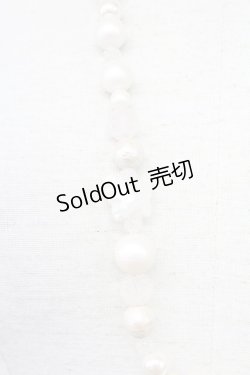 画像4: PINK HOUSE / 蝶レースモチーフネックレス  白 T-25-10-29-049-LO-AC-SA-ZT