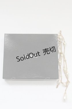 画像4: INGEBORG / パールチェーンベルト  白Ｘゴールド T-25-10-29-051-LO-ZA-SA-ZT432