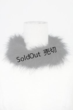 画像1: PINK HOUSE / ファーチョーカー  黒 T-25-10-29-052-LO-AC-SA-ZT