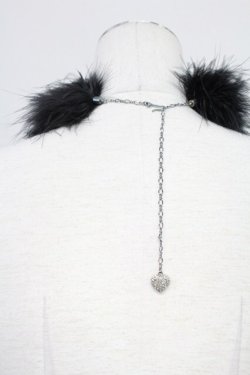 画像2: PINK HOUSE / ファーチョーカー  黒 T-25-10-29-052-LO-AC-SA-ZT