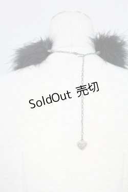 画像2: PINK HOUSE / ファーチョーカー  黒 T-25-10-29-052-LO-AC-SA-ZT