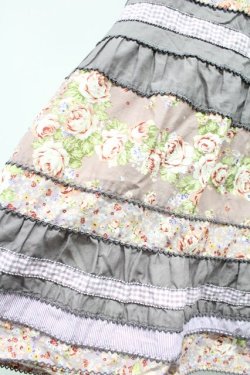 画像5: PINK HOUSE / ローズプリント切替半袖チュニックワンピース  パープル T-25-10-29-004-LO-OP-SA-ZT