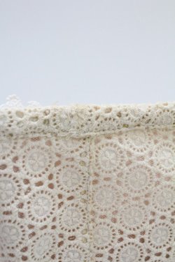 画像6: PINK HOUSE / 綿レースショートブーツ  ベージュ T-25-10-29-053-LO-SH-SA-ZT