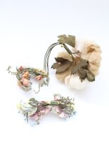 画像5: 【SALE】KETTY / チュールフラワーブーケコサージュ  ブラウンＸピンクＸグリーン T-25-10-29-055-EL-AC-SA-ZT486 (5)