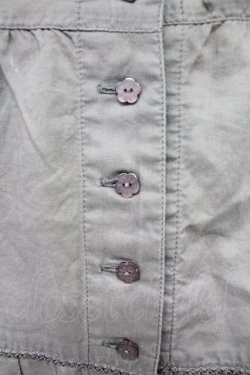 画像7: PINK HOUSE / ローズプリント切替半袖チュニックワンピース  パープル T-25-10-29-004-LO-OP-SA-ZT