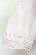 画像4: 【SALE】PINK HOUSE / ローズレース半袖チュニックブラウス  ラベンダー T-25-10-29-001-LO-BL-SA-ZT418 (4)