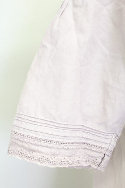 画像4: PINK HOUSE / ローズレース半袖チュニックブラウス  ラベンダー T-25-10-29-001-LO-BL-SA-ZT