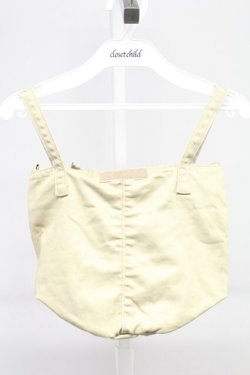 画像2: INGEBORG / ロゴ刺繍リボン付きバケツバック  カーキ T-25-10-29-010-LO-BG-SA-ZT