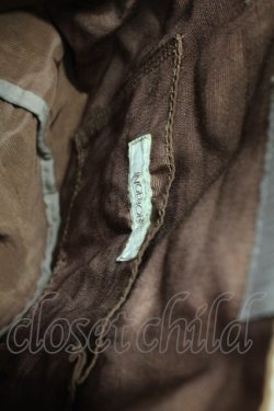 画像7: INGEBORG / ロゴ刺繍リボン付きバケツバック  カーキ T-25-10-29-010-LO-BG-SA-ZT