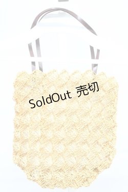 画像2: PINK HOUSE / 麦わらコサージュ付きミニバッグ  オレンジ T-25-10-29-011-LO-BG-SA-ZT