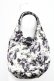 画像1: INGEBORG / 薔薇プリントハンドバッグ  グレー T-25-10-29-012-LO-BG-SA-ZT (1)