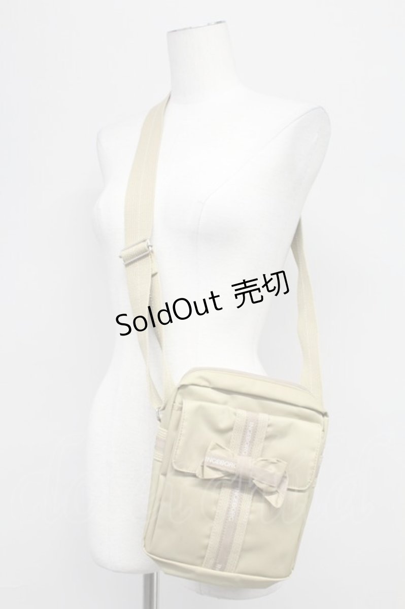 画像1: 【SALE】INGEBORG / ナイロンポシェット  ベージュ T-25-10-29-014-LO-BG-SA-ZTK026 (1)