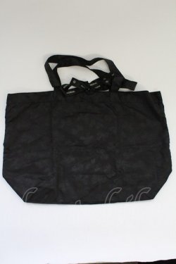 画像2: INGEBORG / リボンプリントバッグ  黒 T-25-10-29-015-LO-BG-SA-ZT