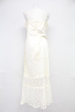 画像2: PINK HOUSE / 裾レース切替キャミワンピース  アイボリー T-25-10-29-002-LO-OP-SA-ZT