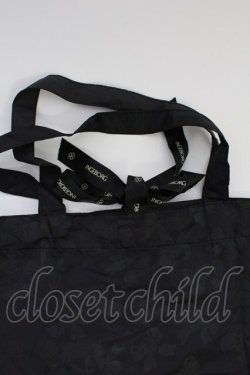 画像3: INGEBORG / リボンプリントバッグ  黒 T-25-10-29-015-LO-BG-SA-ZT