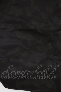 画像4: INGEBORG / リボンプリントバッグ  黒 T-25-10-29-015-LO-BG-SA-ZT