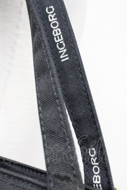 画像6: INGEBORG / ロゴベルトリボンハンドバッグ  黒Xゴールド T-25-10-29-016-LO-BG-SA-ZT