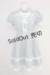 Honey Cinnamon / チョーカーネックワンピース  黒Ｘ白 T-25-10-30-025-LO-OP-SA-ZI