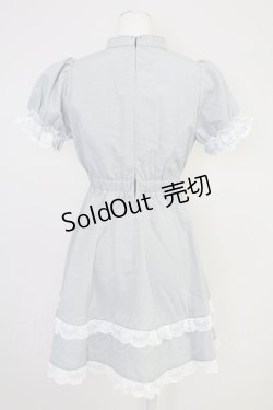 画像2: Honey Cinnamon / チョーカーネックワンピース  黒Ｘ白 T-25-10-30-025-LO-OP-SA-ZI