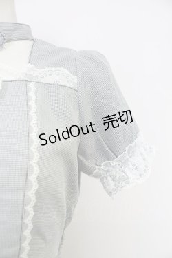 画像4: Honey Cinnamon / チョーカーネックワンピース  黒Ｘ白 T-25-10-30-025-LO-OP-SA-ZI