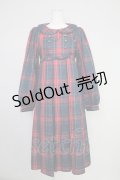 FLC / MINA*タータンチェックワンピース S 赤チェック T-25-10-30-027-LO-OP-SA-ZI