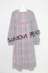FLC / MINA*タータンチェックワンピース S 赤チェック T-25-10-30-027-LO-OP-SA-ZI