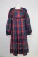 画像1: FLC / MINA*タータンチェックワンピース S 赤チェック T-25-10-30-027-LO-OP-SA-ZT (1)