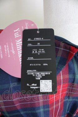 画像5: FLC / MINA*タータンチェックワンピース S 赤チェック T-25-10-30-027-LO-OP-SA-ZT