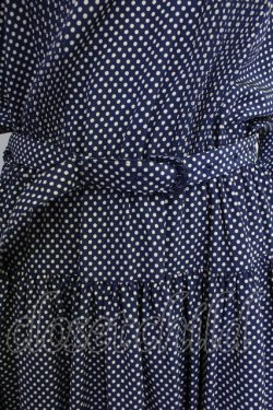 画像4: PINK HOUSE / 丸襟ドットワンピース  ネイビーXアイボリー T-25-10-30-030-LO-OP-SA-ZT