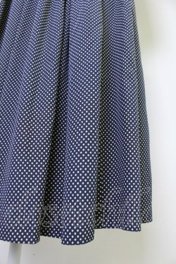 画像7: PINK HOUSE / 丸襟ドットワンピース  ネイビーXアイボリー T-25-10-30-030-LO-OP-SA-ZT