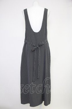 画像2: PINK HOUSE / リボンドットジャンパースカート  黒X白 T-25-10-30-031-LO-OP-SA-ZT