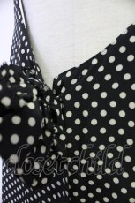 画像4: 【SALE】PINK HOUSE / リボンドットジャンパースカート  黒Ｘ白 T-25-10-30-031-LO-OP-SA-ZT263 (4)