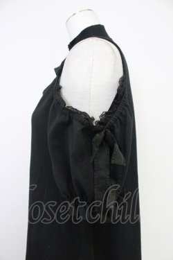 画像3: Ank Rouge / ZIPハイネックオフショルワンピース  黒 T-25-10-30-034-CA-OP-SA-ZT