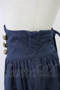 画像6: AND ROMEO / コルセット調スカート アンティークリボン  ネイビー T-25-10-30-039-LO-SK-SA-ZT
