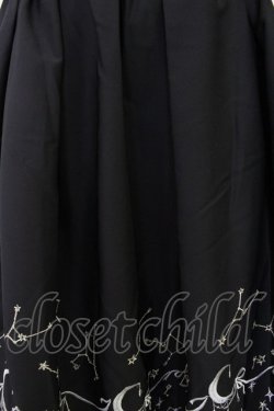 画像5: axes femme POETIQUE / 星座刺繍ビットデザインスカート  黒 T-25-10-30-040-AX-SK-SA-ZT