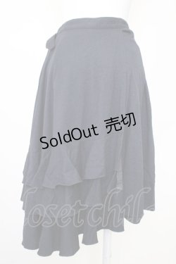 画像2: Jane Marple Dans Le Salon / サイドベルト巻きスカート  黒 T-25-10-30-041-JM-SK-SA-ZI