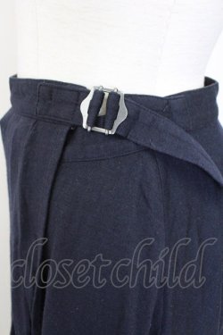 画像3: Jane Marple Dans Le Salon / サイドベルト巻きスカート  黒 T-25-10-30-041-JM-SK-SA-ZT