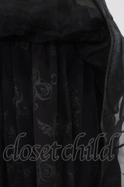 画像6: MR corset / リボンチュールスカート  黒 T-25-10-30-042-PU-SK-SA-ZT