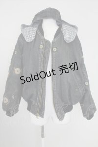 PINK HOUSE / ワッペンデニムブルゾン  黒デニム T-25-10-30-043-LO-JA-SA-ZI