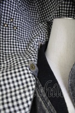 画像4: PINK HOUSE / ワッペンデニムブルゾン  黒デニム T-25-10-30-043-LO-JA-SA-ZT