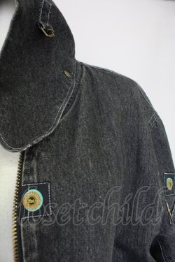 画像5: PINK HOUSE / ワッペンデニムブルゾン  黒デニム T-25-10-30-043-LO-JA-SA-ZT