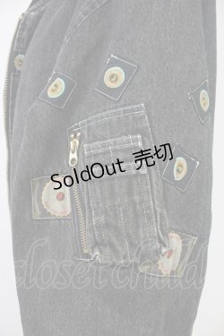 画像6: PINK HOUSE / ワッペンデニムブルゾン  黒デニム T-25-10-30-043-LO-JA-SA-ZI