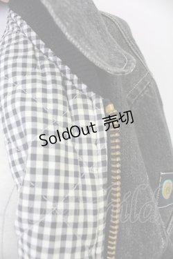 画像8: PINK HOUSE / ワッペンデニムブルゾン  黒デニム T-25-10-30-043-LO-JA-SA-ZI