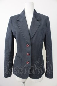 INGEBORG / 3つボタンジャケット  ネイビー T-25-10-30-044-LO-JA-SA-ZI