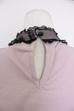 画像5: Rojita / ハートバックルチェーン付き長袖ブラウス  ピンクX黒 T-25-10-30-006-LO-BL-SA-ZT