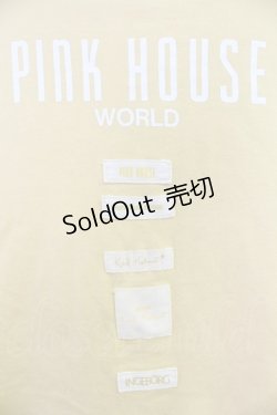画像3: PINK HOUSE / 後ろロゴワッペン半袖カットソー L イエロー T-25-10-30-010-LO-TO-SA-ZT195