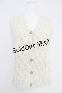 PINK HOUSE / ニットベスト  アイボリー T-25-10-30-011-LO-TO-SA-ZI