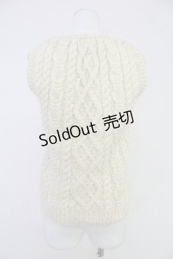 画像2: PINK HOUSE / ニットベスト  アイボリー T-25-10-30-011-LO-TO-SA-ZI