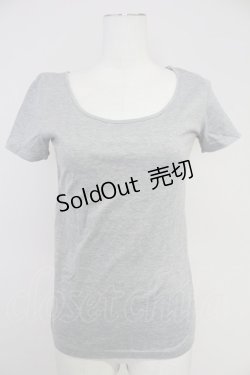画像1: PINK HOUSE / シンプル半袖カットソー  グレー T-25-10-30-012-LO-TO-SA-ZI