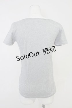 画像2: PINK HOUSE / シンプル半袖カットソー  グレー T-25-10-30-012-LO-TO-SA-ZI
